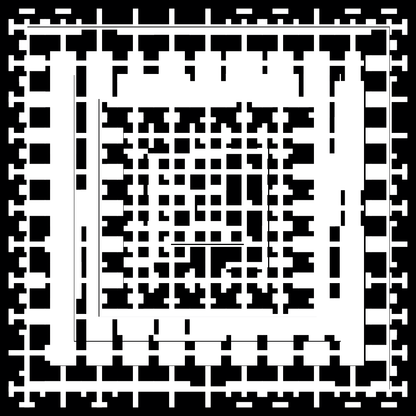 Eta asemic square pattern asset pack / 10 loops