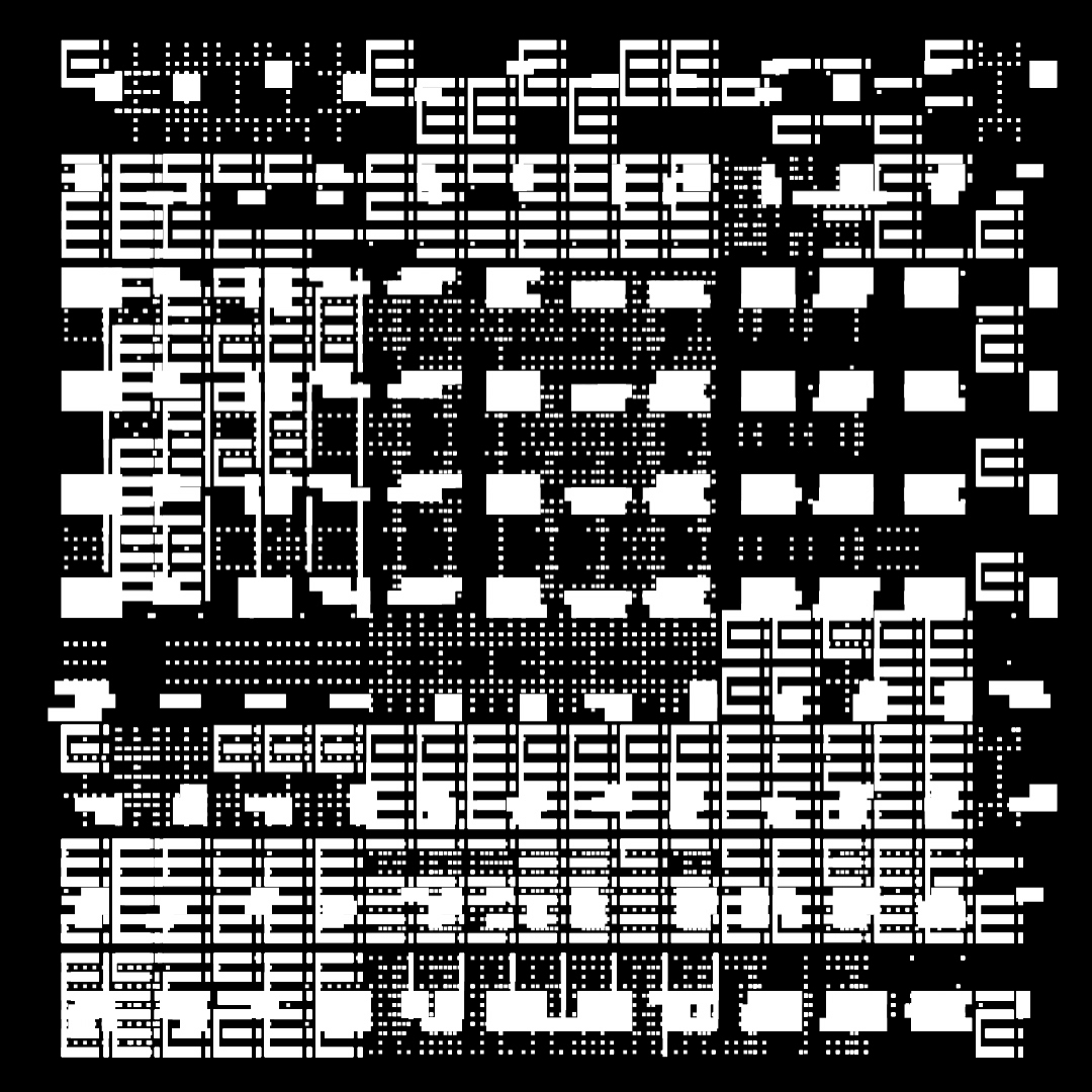 Iota asemic square pattern asset pack / 9 loops