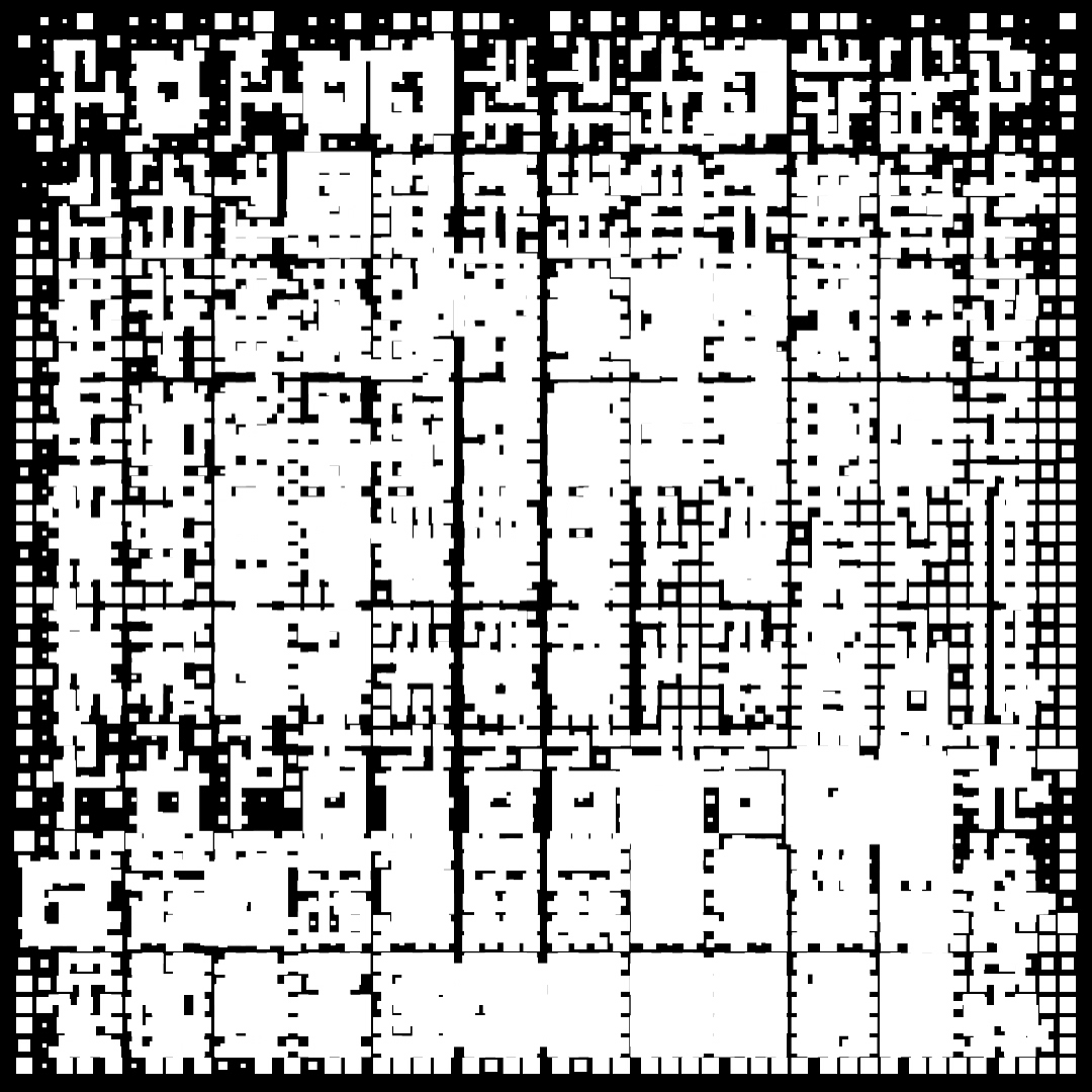 Iota asemic square pattern asset pack / 9 loops