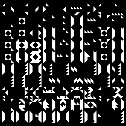 Kappa asemic square pattern asset pack / 9 loops