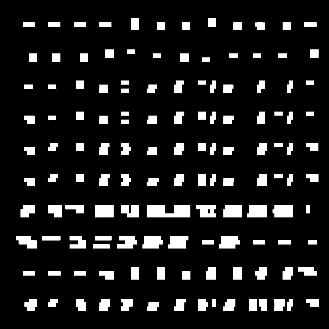 Kappa asemic square pattern asset pack / 9 loops