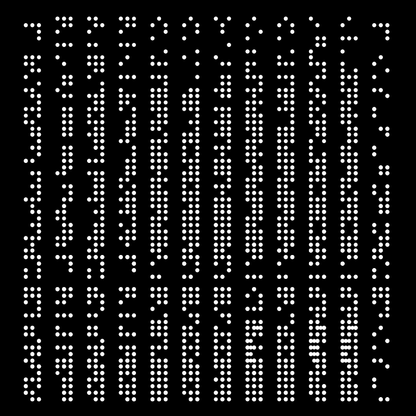 Kappa asemic square pattern asset pack / 9 loops