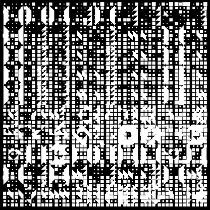 Lambda asemic square pattern asset pack / 10 loops