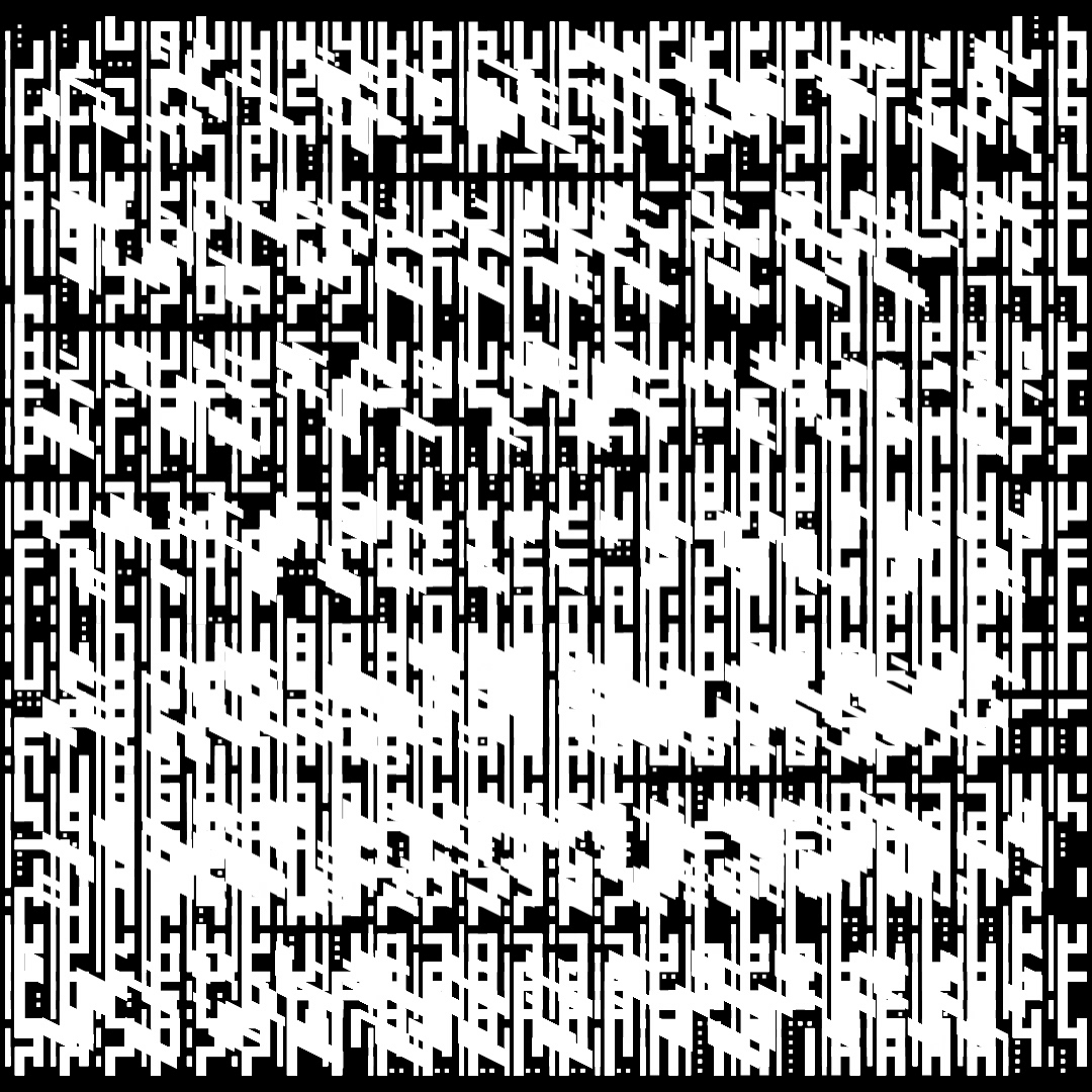 Lambda asemic square pattern asset pack / 10 loops