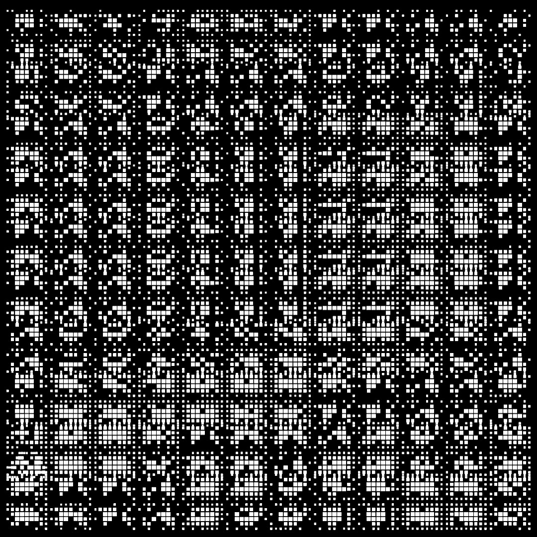 Mu asemic square pattern asset pack / 10 loops