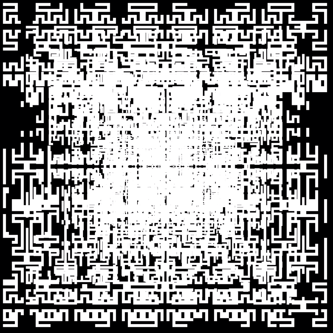 Theta asemic square pattern asset pack / 18 loops