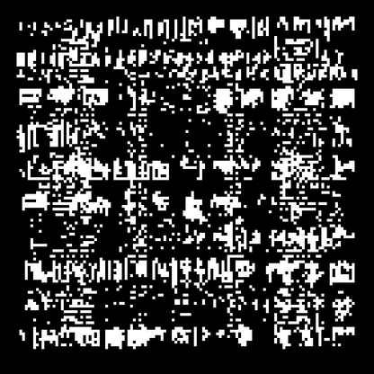 Theta asemic square pattern asset pack / 18 loops