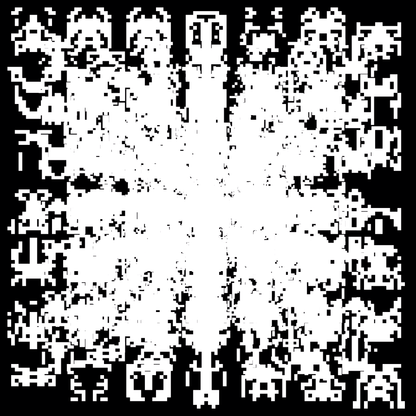 Theta asemic square pattern asset pack / 18 loops