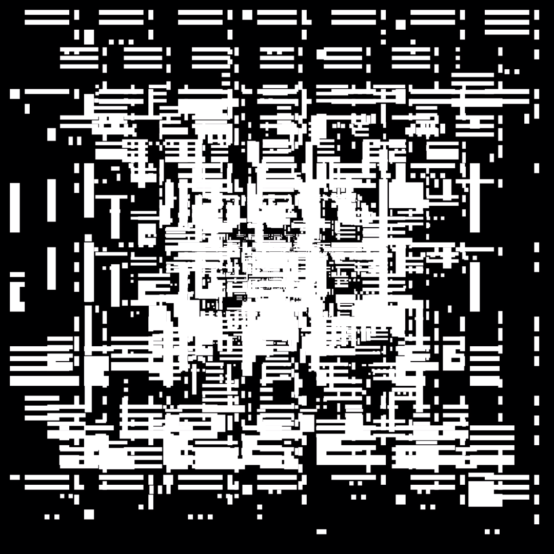 Theta asemic square pattern asset pack / 18 loops