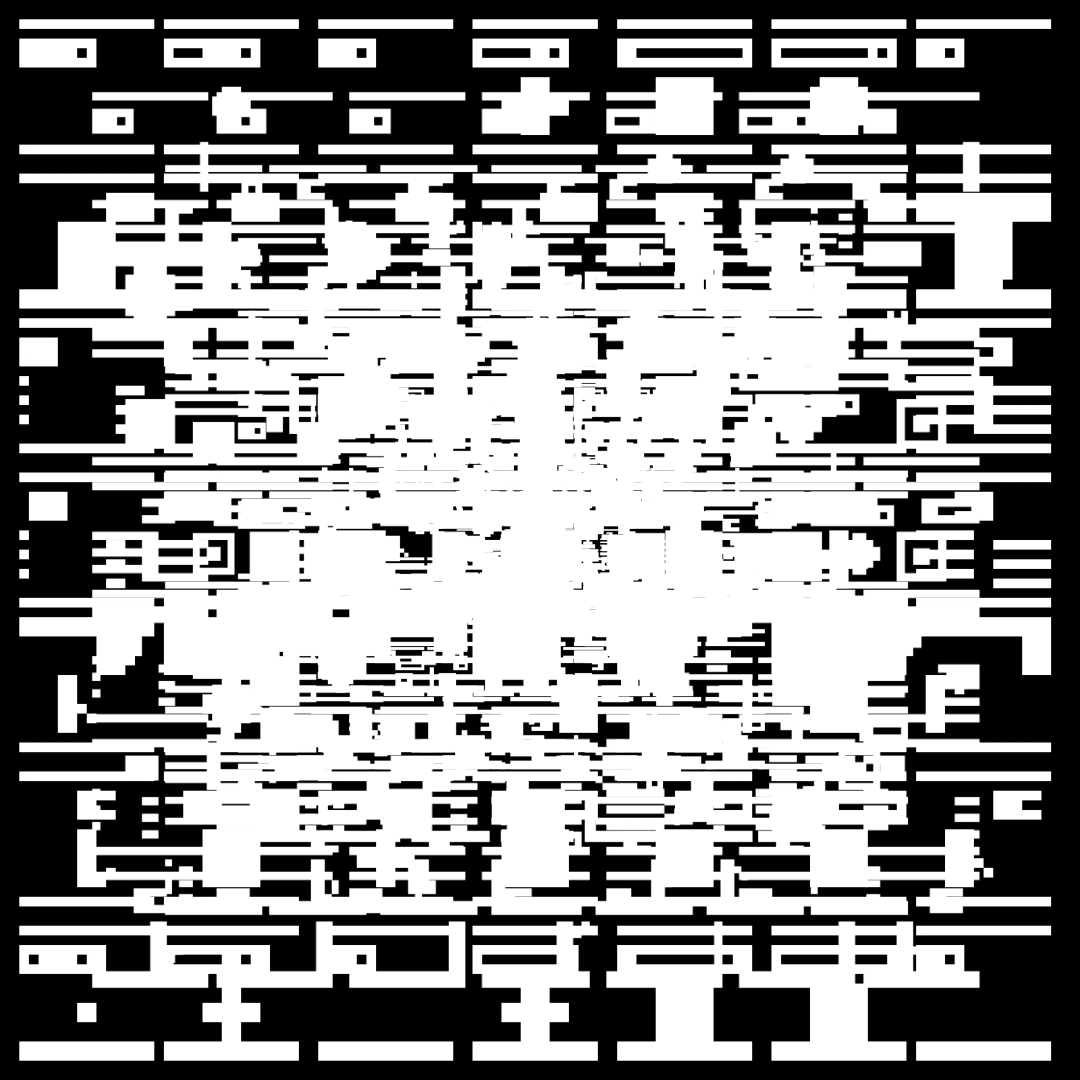 Theta asemic square pattern asset pack / 18 loops