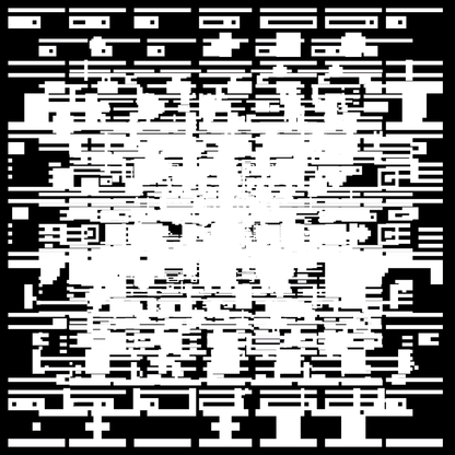 Theta asemic square pattern asset pack / 18 loops