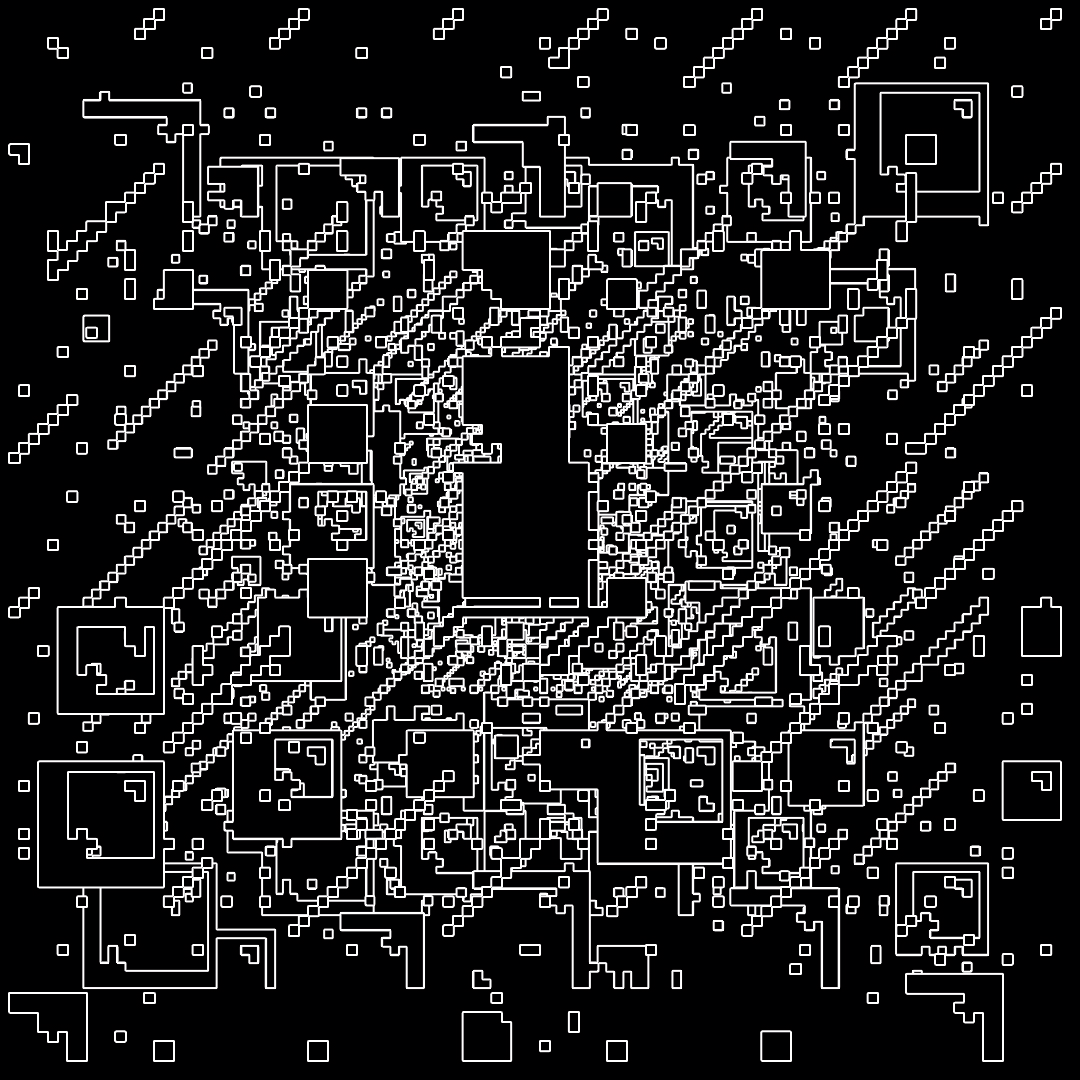 Theta asemic square pattern asset pack / 18 loops