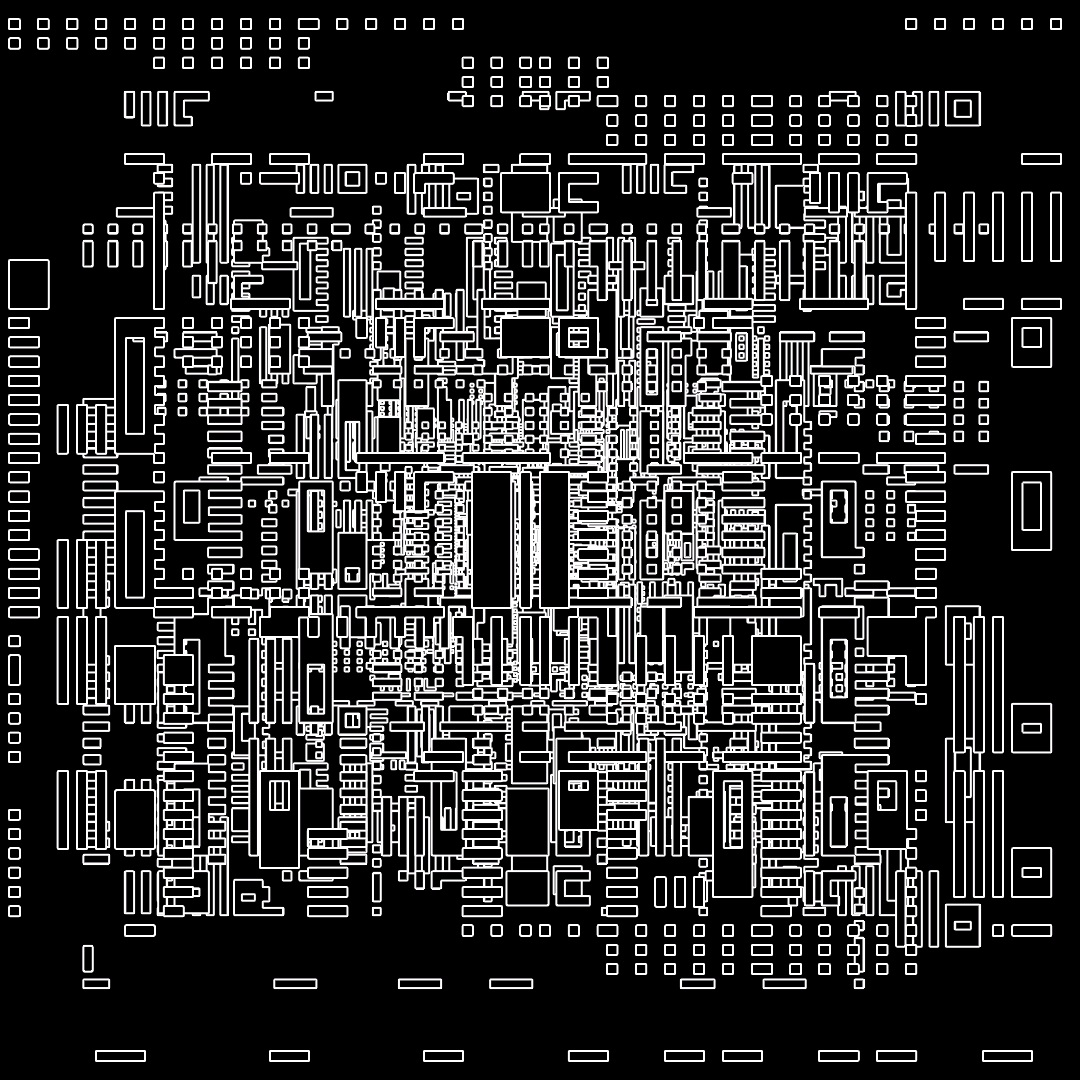 Theta asemic square pattern asset pack / 18 loops