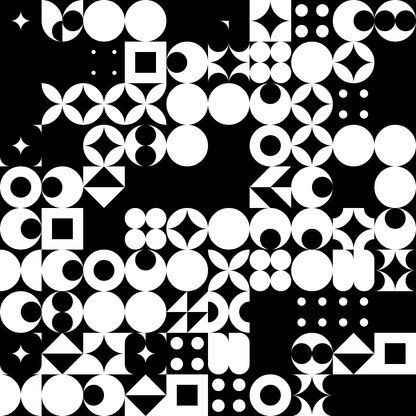 Zeta asemic square pattern asset pack / 10 loops