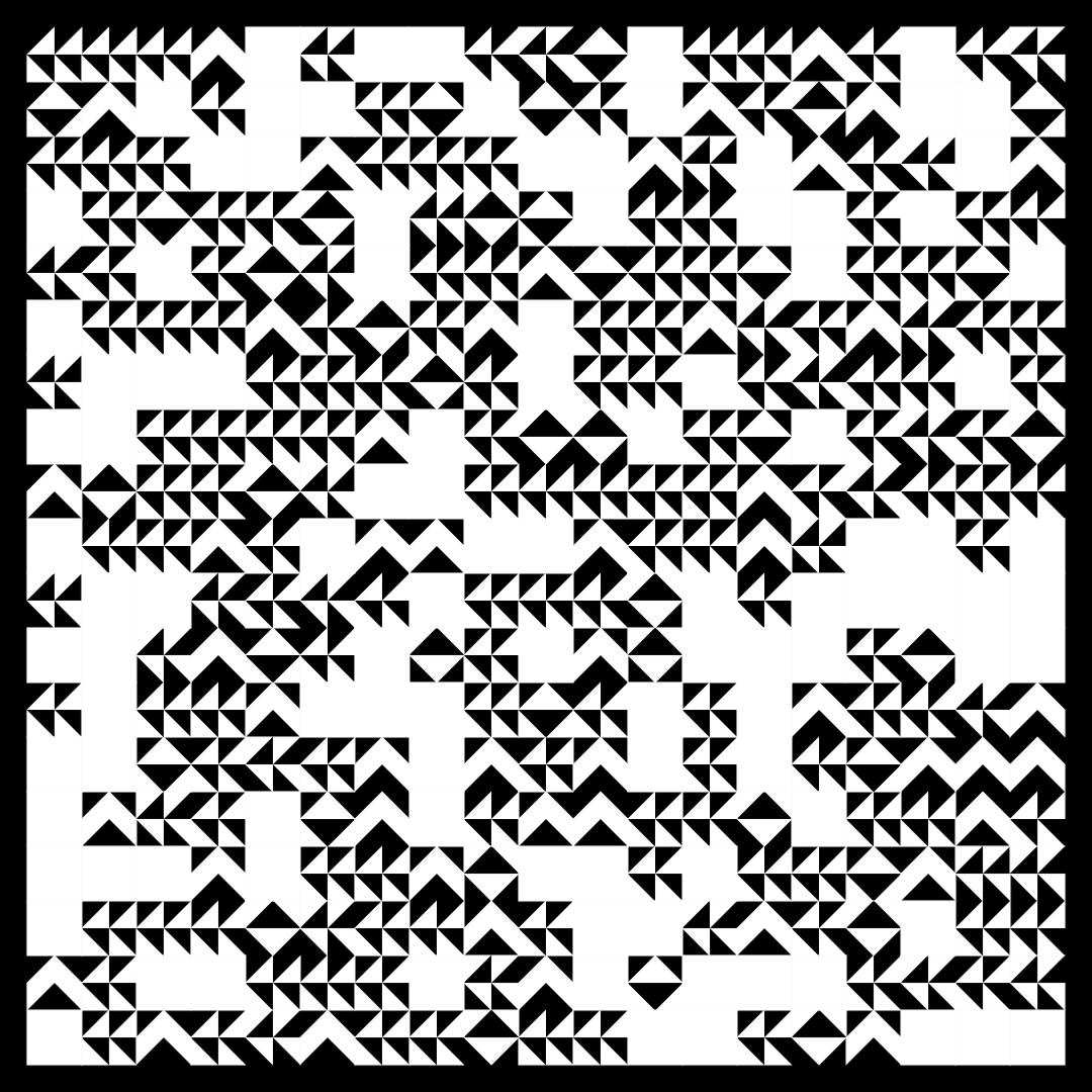Zeta asemic square pattern asset pack / 10 loops