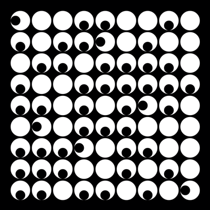 Zeta asemic square pattern asset pack / 10 loops