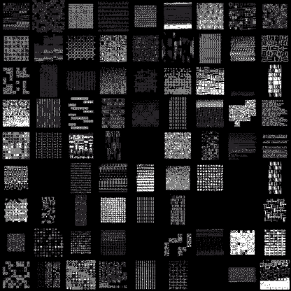 Block asemic asset bundle / 128 loops