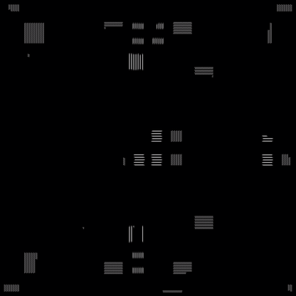 Square overlay alpha asemic asset pack / 41 loops