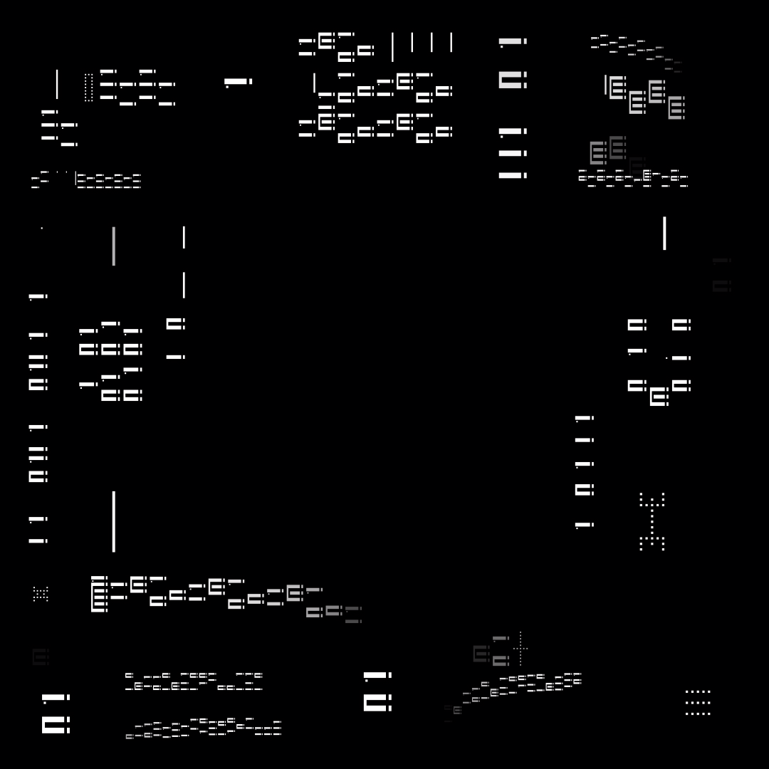 Square overlay alpha asemic asset pack / 41 loops