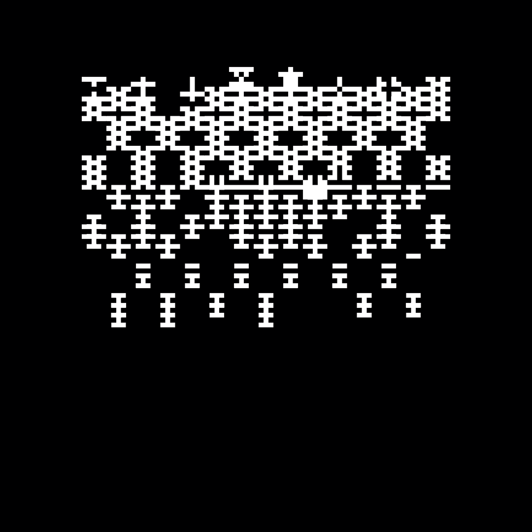 Square overlay alpha asemic asset pack / 41 loops