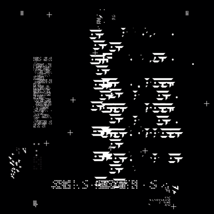 Square overlay alpha asemic asset pack / 41 loops