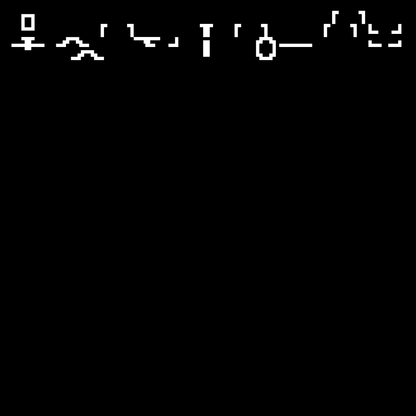 Square overlay alpha asemic asset pack / 41 loops