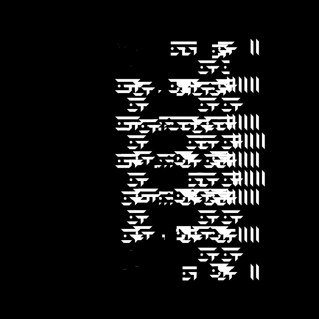 Square overlay alpha asemic asset pack / 41 loops