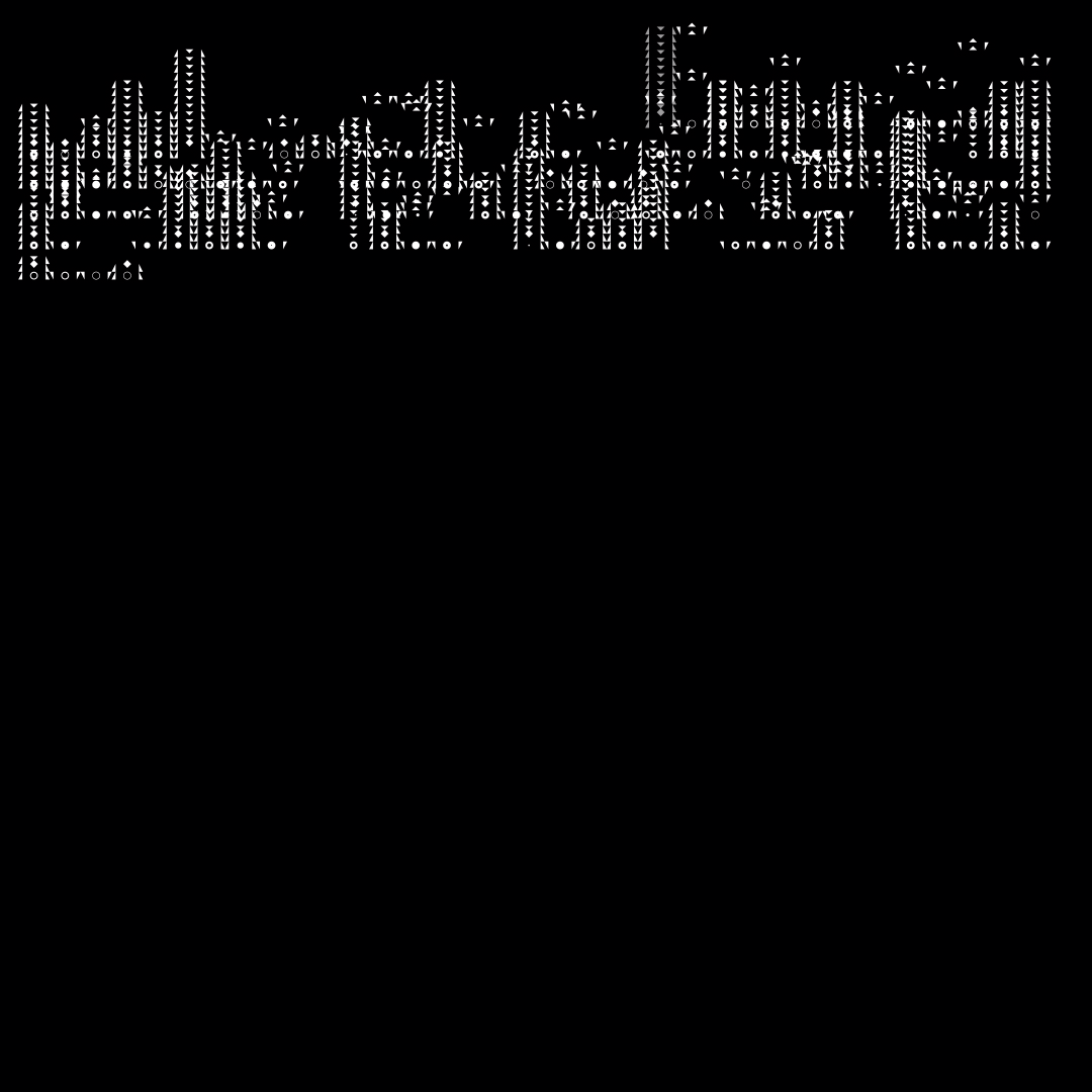 Square overlay alpha asemic asset pack / 41 loops