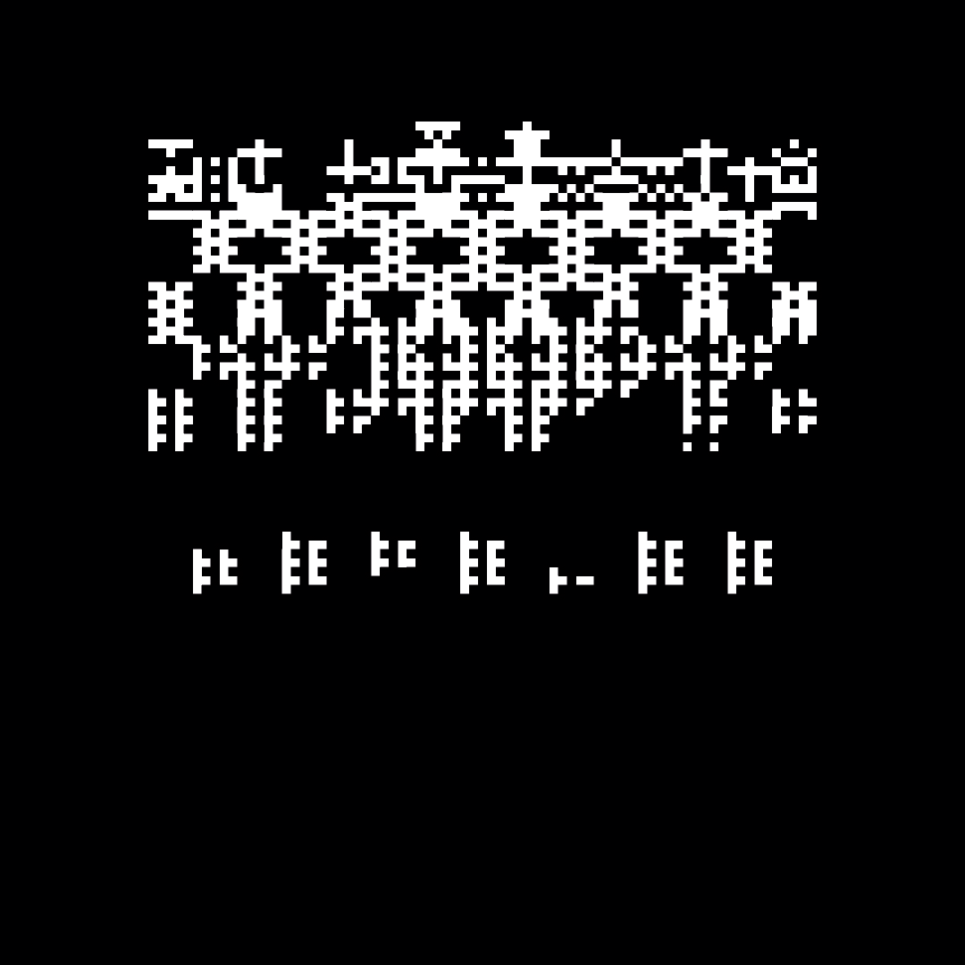 Square overlay alpha asemic asset pack / 41 loops