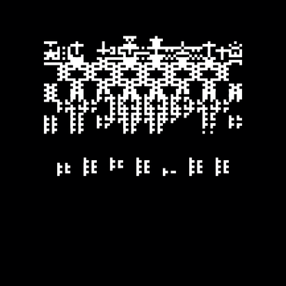 Square overlay alpha asemic asset pack / 41 loops