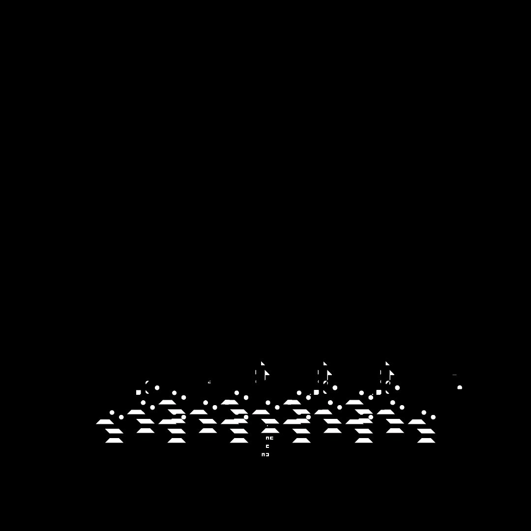 Square overlay alpha asemic asset pack / 41 loops