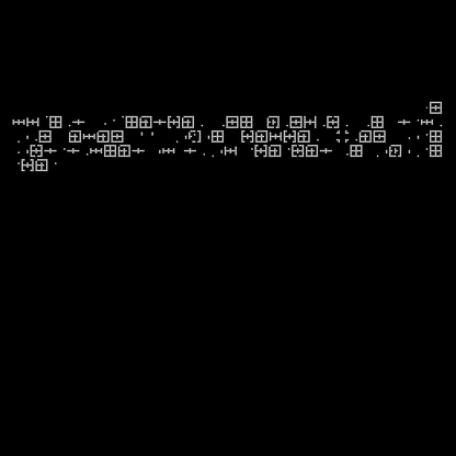 Square overlay alpha asemic asset pack / 41 loops