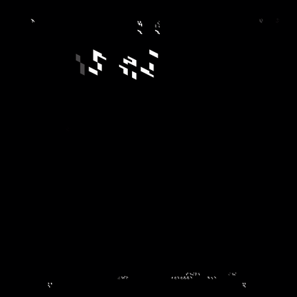 Beta square overlay asemic asset pack / 47 loops