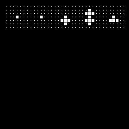 Beta square overlay asemic asset pack / 47 loops