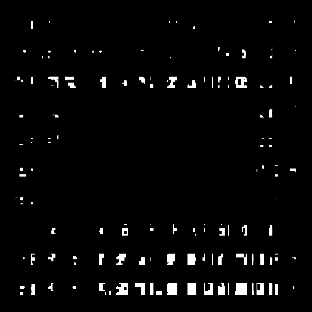 Beta square overlay asemic asset pack / 47 loops
