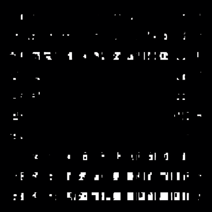 Beta square overlay asemic asset pack / 47 loops