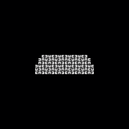 Beta square overlay asemic asset pack / 47 loops