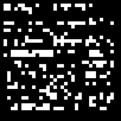 Beta square overlay asemic asset pack / 47 loops