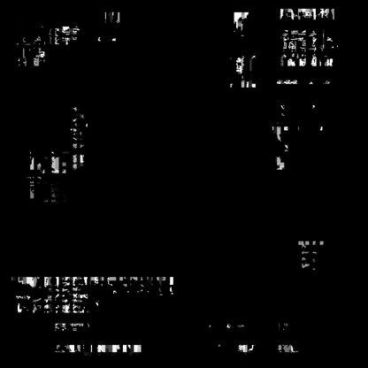Beta square overlay asemic asset pack / 47 loops