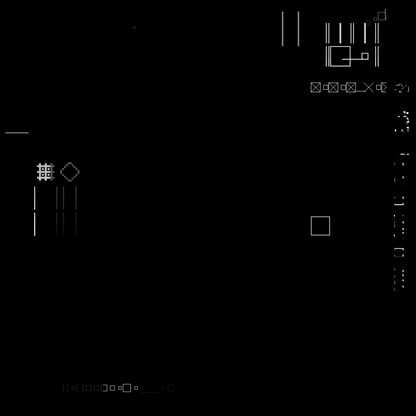 Beta square overlay asemic asset pack / 47 loops