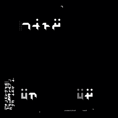 Beta square overlay asemic asset pack / 47 loops
