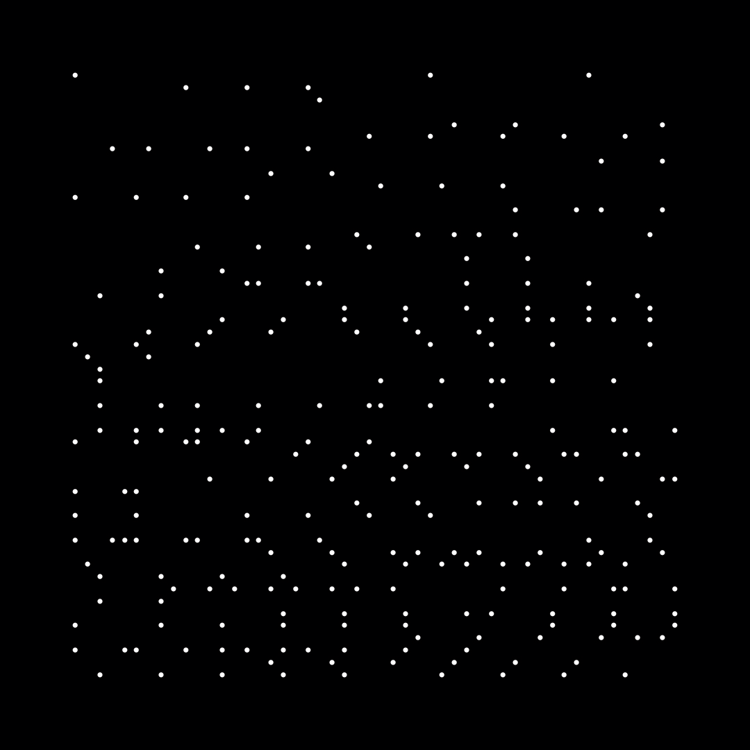 Beta square overlay asemic asset pack / 47 loops