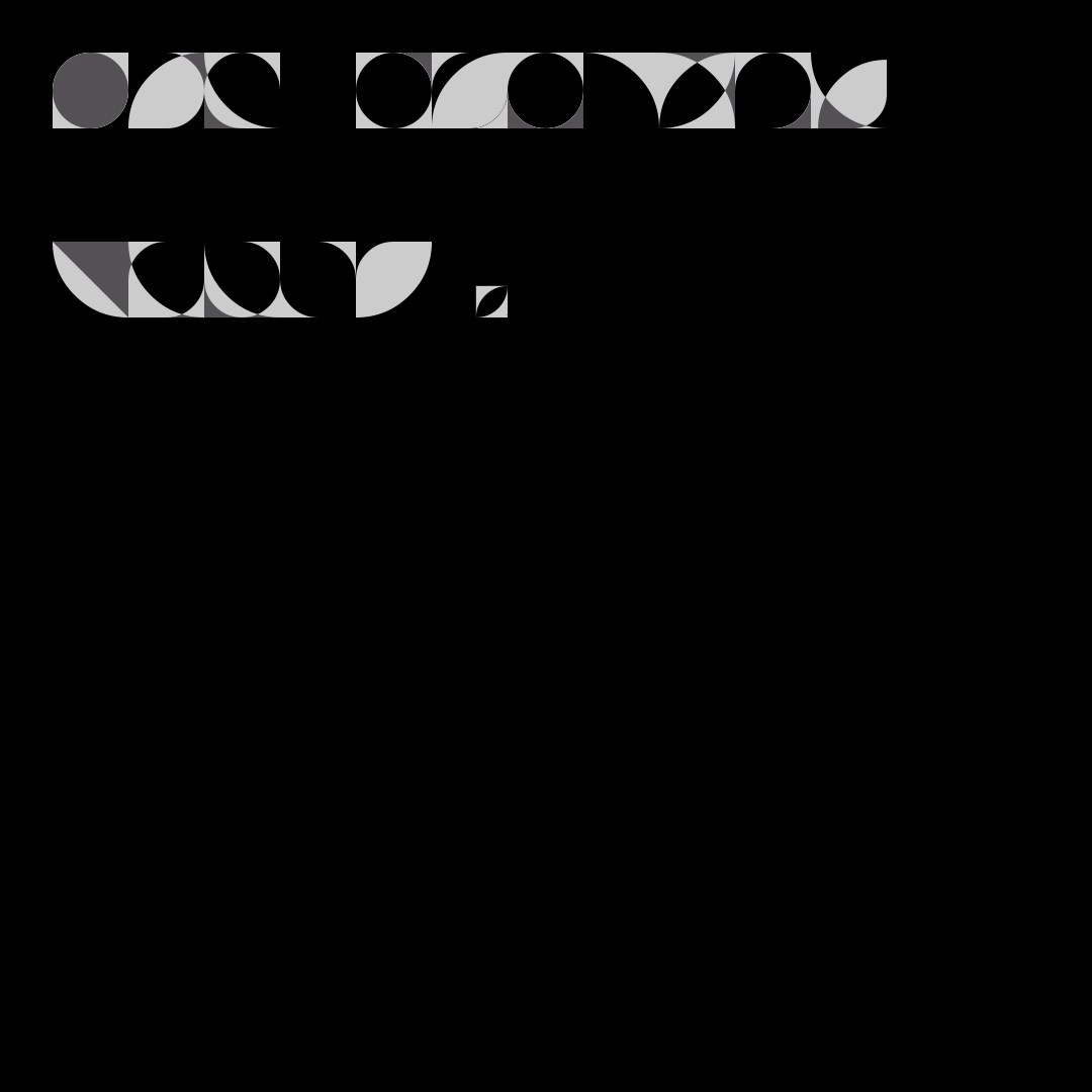 Beta square overlay asemic asset pack / 47 loops