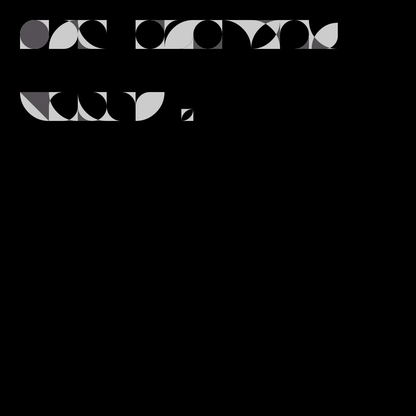 Beta square overlay asemic asset pack / 47 loops