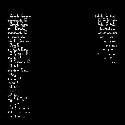 Beta square overlay asemic asset pack / 47 loops