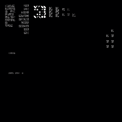Beta square overlay asemic asset pack / 47 loops