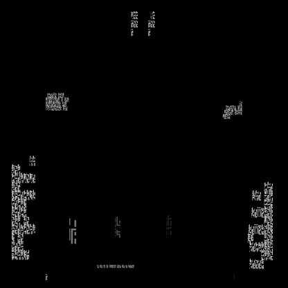 Beta square overlay asemic asset pack / 47 loops