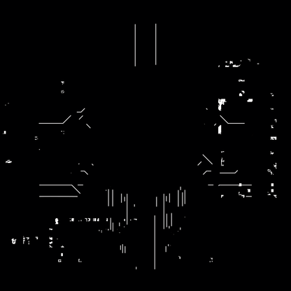 Gamma square overlay asemic asset pack / 52 loops