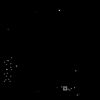 Gamma square overlay asemic asset pack / 52 loops