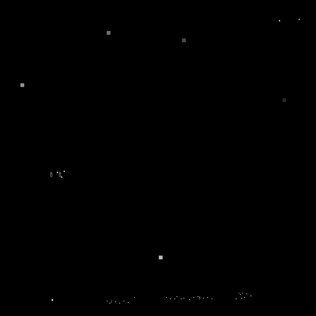 Gamma square overlay asemic asset pack / 52 loops